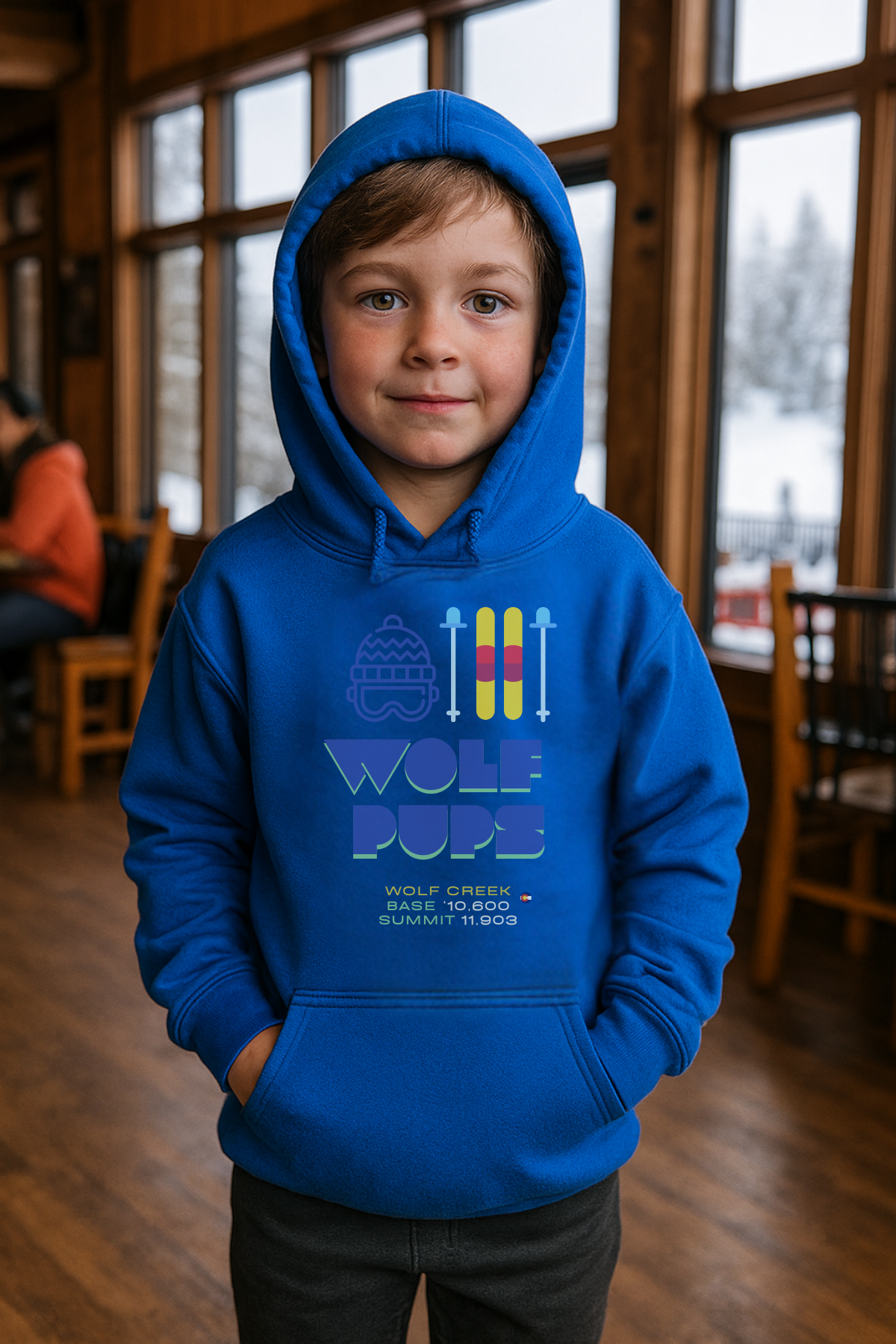 Wolf Pups Youth Hoodie | Raised at Wolf Creek
