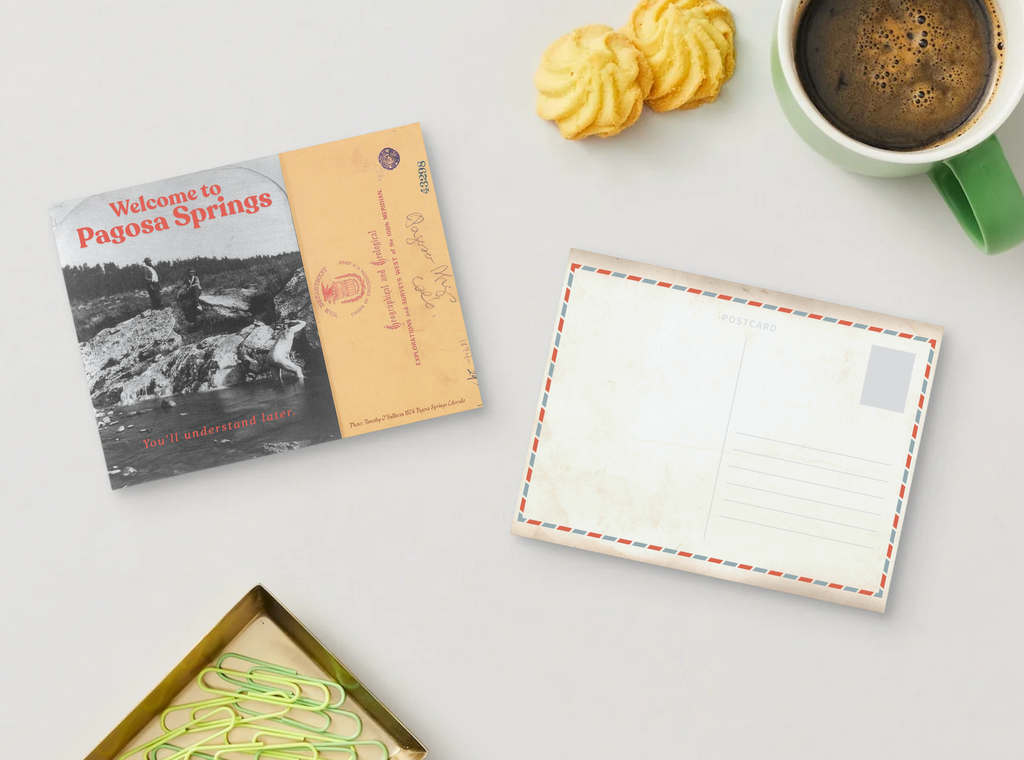 Welcome to Pagosa Springs — You’ll Understand Later Vintage Post Card