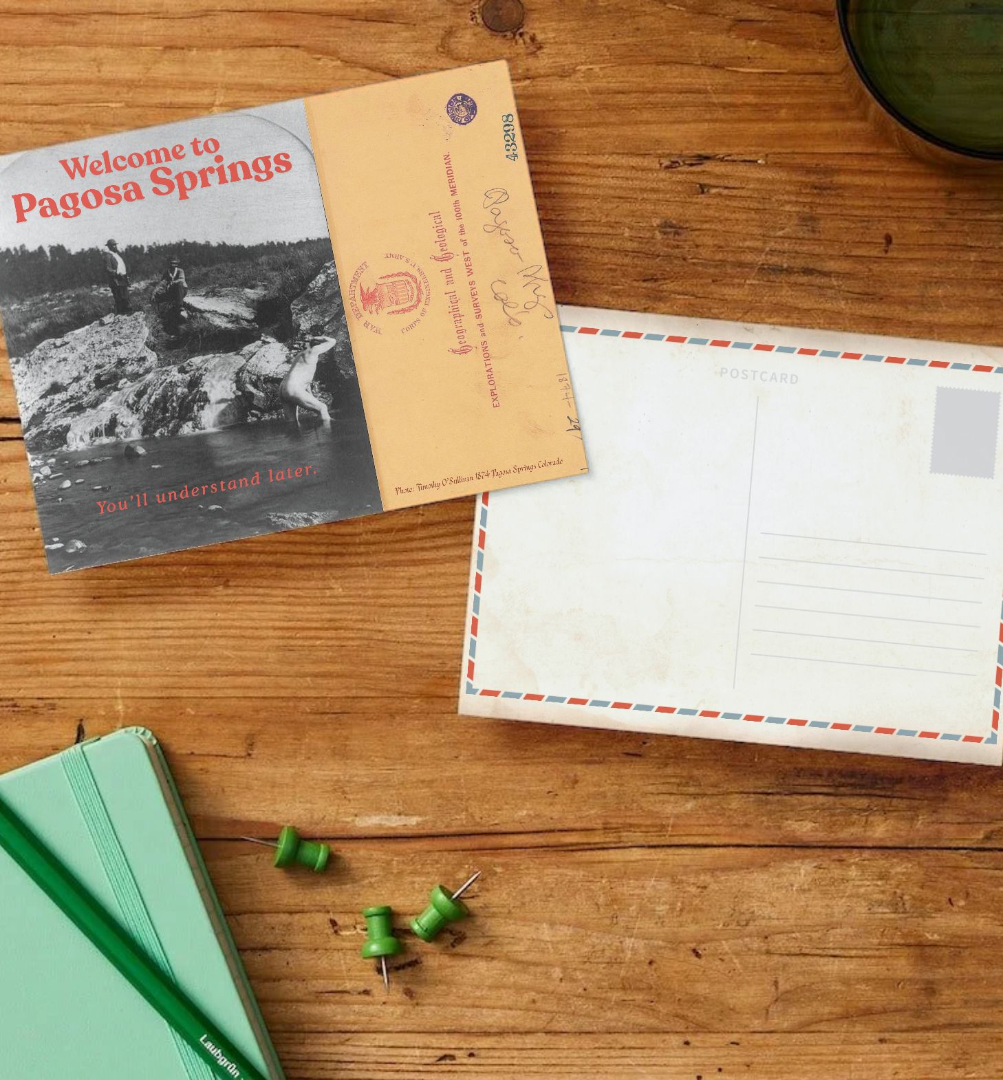 Welcome to Pagosa Springs — You’ll Understand Later Vintage Post Card