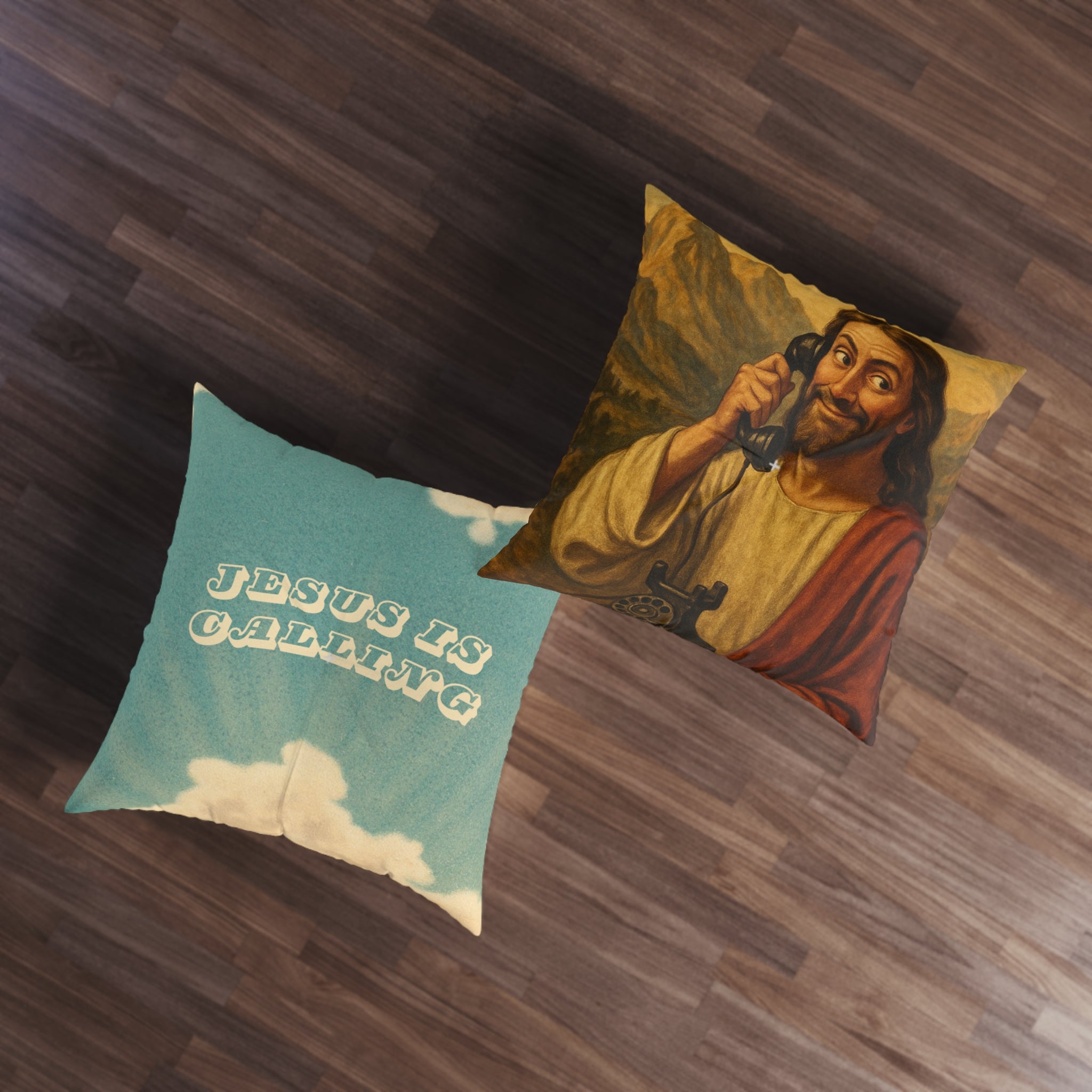 Jesus Is Calling™ Floor Pillow  (He left a message.)