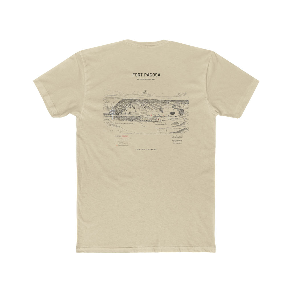Fort Pagosa - Historic Map of Repeating Patterns - Vintage T
