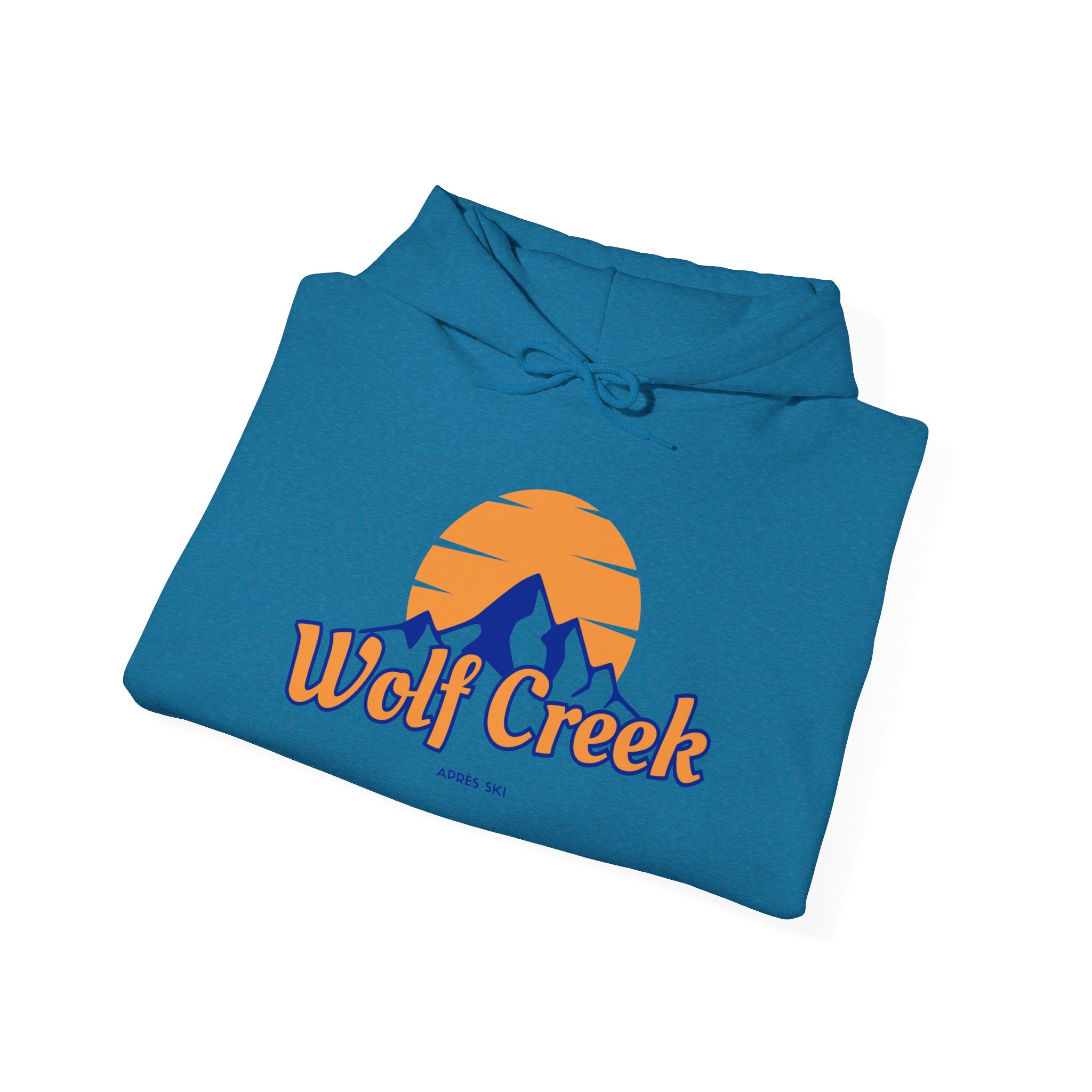Wolf Creek Après-Ski Heavy Blend Hoodie — Unisex Mountain Comfort