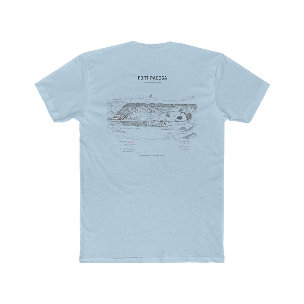 Fort Pagosa - Historic Map of Repeating Patterns - Vintage T