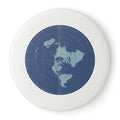 The Flat Earth™ Frisbee Now With Built-In Antarctic Ice Wall