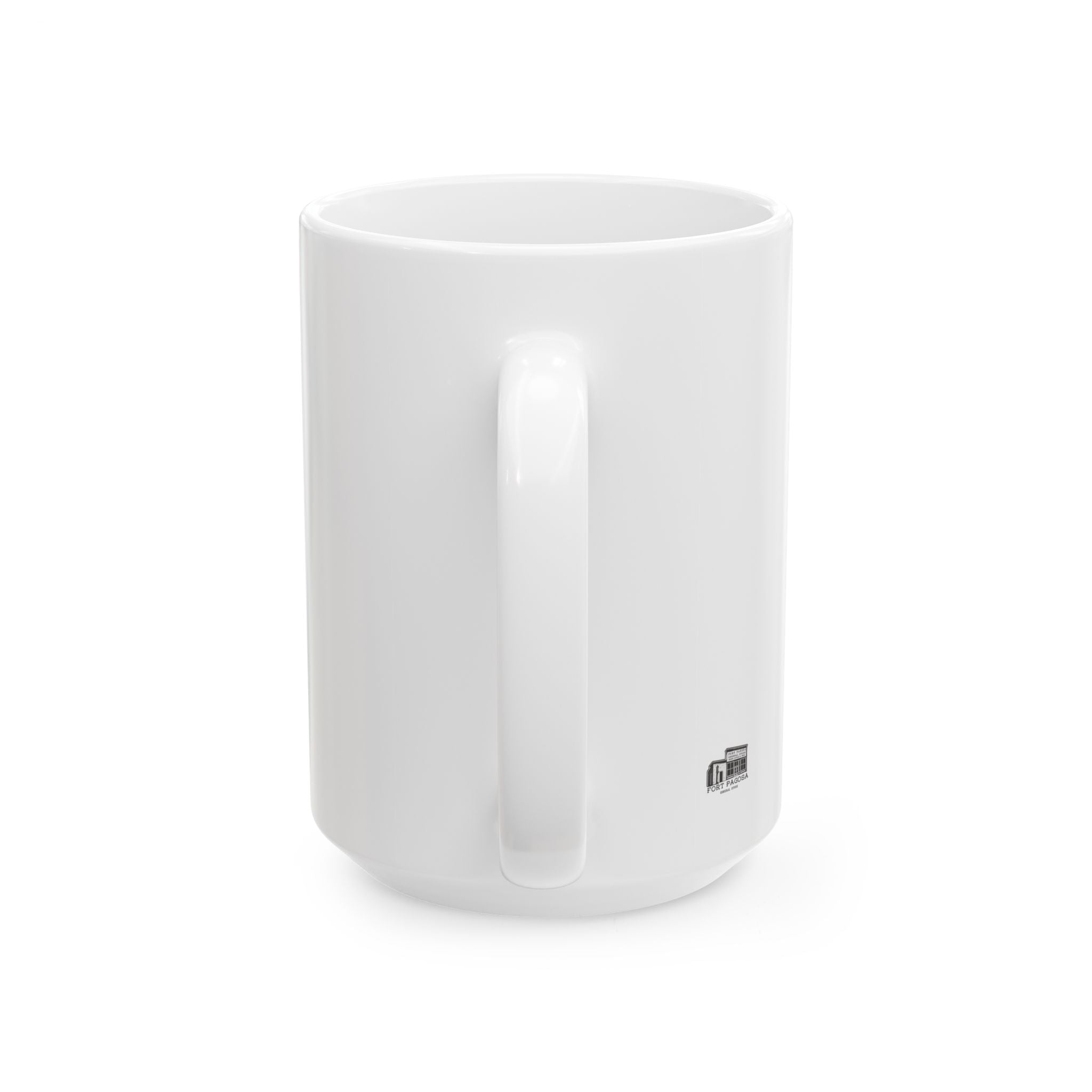 Ceramic Mug — Vintage Hand Stamp 'NOPE' Coffee Cup (11oz, 15oz)