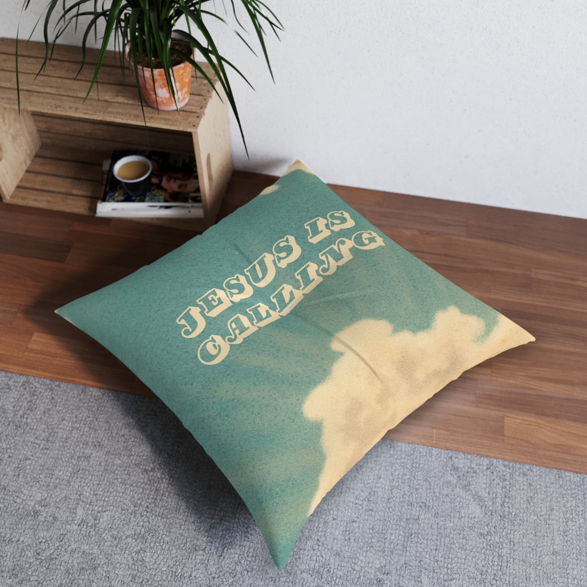 Jesus Is Calling™ Floor Pillow  (He left a message.)
